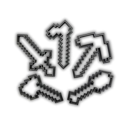 MineCraft verktøy pepperkakeformer (LGL)