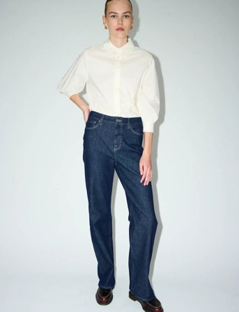 Tomorrow Trw-Brown Jeans Wash Como Rinse - Navy - 27 x 32