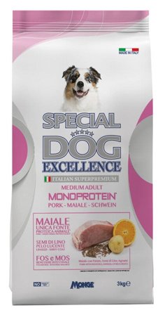 Special Dog Excellence Monoproteico Cibo Secco Maiale E Patate