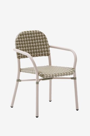 Kave Home - Utomhusstol - tuccia - Beige - Utestolar & pallar - Från Homeroom