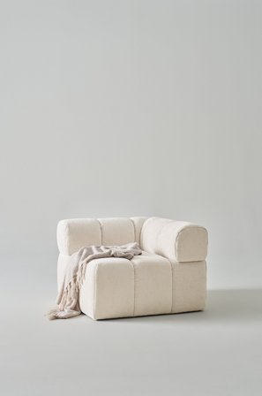 Jotex - Sofamodul Hjørne Lys beige - DERMY - Kjøp Modulsofaer hos Jotex