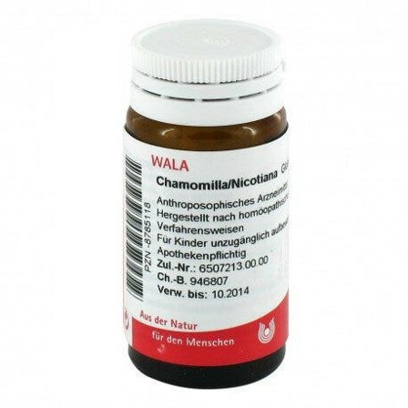 Wala Chamomilla Nicotiana 20 Gr Globuli