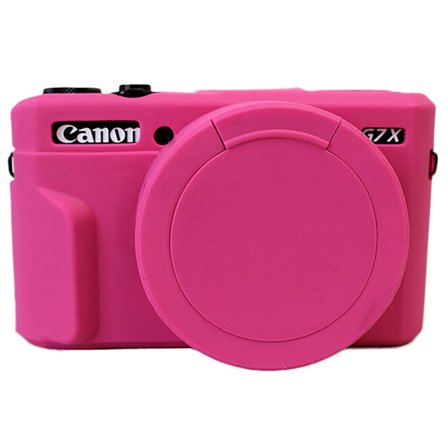 Silikoni irrotettava objektiivin suojus Canon G7x Mark ii Magneta