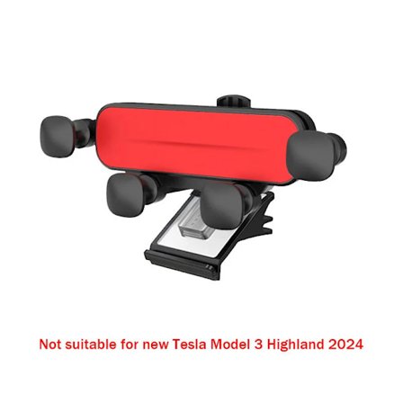 Gravitationsmobiltelefonhållare för bil, hållare för Tesla modell 3 Y 2017 2019 2020 2022 2023, tillbehör