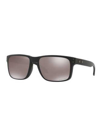Oakley Performance Lifestyle Men's Sunglasses with a frame made of plastic in black and plastic lenses in polarized black