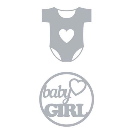 Skärmatris födelse - Body baby girl 6 cm