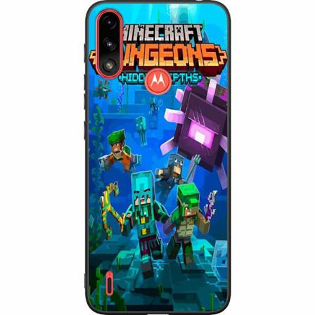 Motorola Moto E7i Power Svart Skal Minecraft
