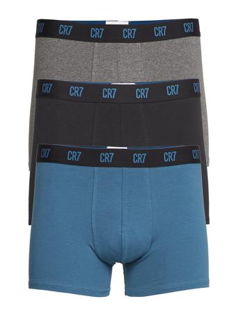 Cr7 Basic, Trunk, 3-Pack Bokserit Monivärinen/Kuvioitu CR7