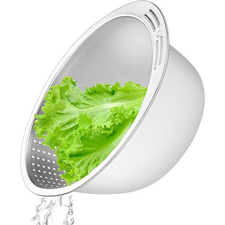 Ristvätt , ristvättsil,Hushållsristvätt avloppskorg ristvättsil för pasta, grönsaker, spannmål, frukt