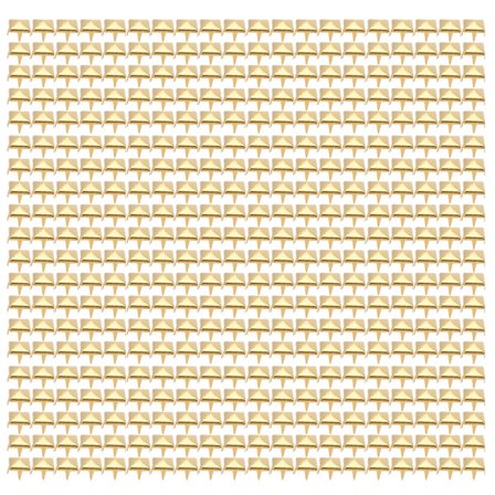 400 settiä 4MM-7MM DIY nahkatyö nastaniitit neliönmuotoiset nastat laukut kengät vyötarvikkeet kulta 4mm