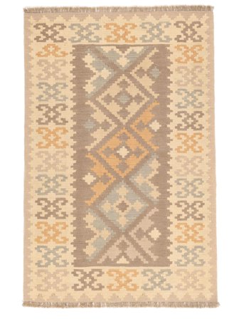 Light Nomad Kilim Rug Hand Woven 119X180 Orange/Beige Persia