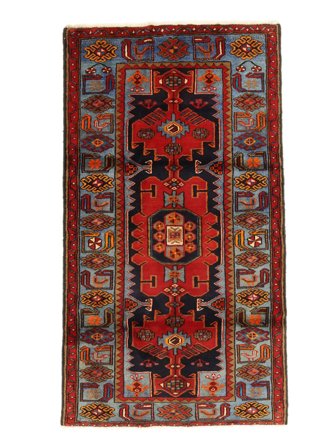 Médaillon Petit Zanjan Tapis 110X195 Laine