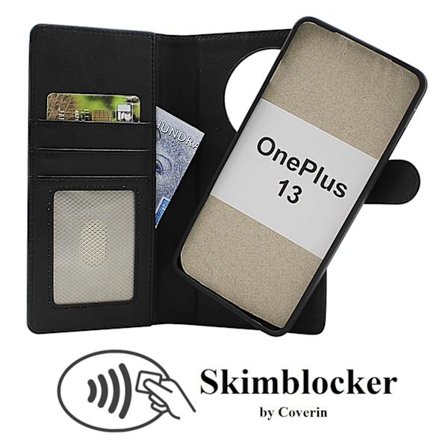 Skimblocker OnePlus 13 Magnet Plånboksfodral