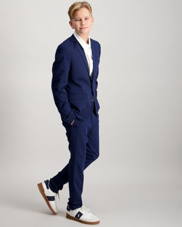 Jack & Jones JPRSOLAR TROUSER JNR Blå Bukser Dreng - Kids Brand Store