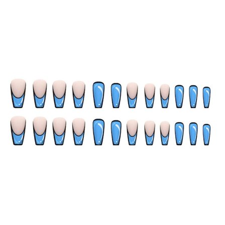 Falske negle lange franske