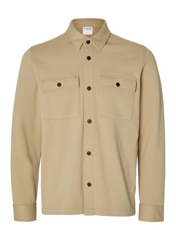 Slhjackie Sweat Jacket Noos Beige Selected