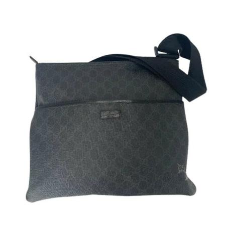Gucci Vintage, Pre-owned Coated canvas crossbody-bags Zwart, Dames, Maat:ONE Size