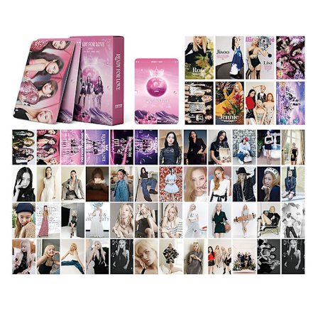 Kpop Black Pink Fotokort 55 stk. Blackpink Lomo-kort til fans, gave