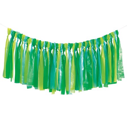 Veggdekorasjon med Frynser Blå & Grønn DIY