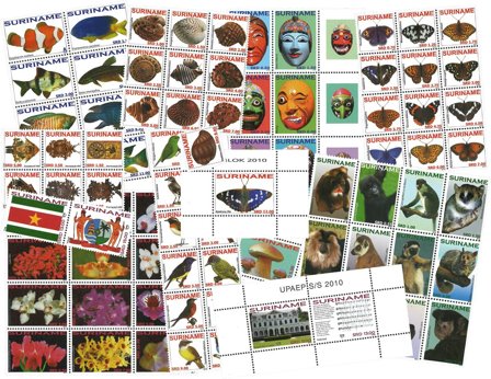 Surinam (Selvstændig) - Årgang 2010 - Postfrisk