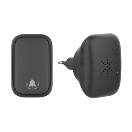 Vattentät utomhusradio ringsignal utan batteri, IP68 vattentät radio ringsignal räckvidd 150m 3 volymnivåer 38 ringsignaler utomhusradio ringsignaler