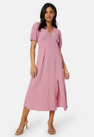 BUBBLEROOM Penelope Structure Dress Dusty pink Klær