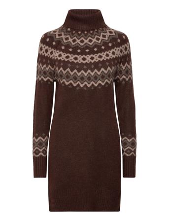 Fqmerla-Dress Kort Kjole Brown FREE/QUENT