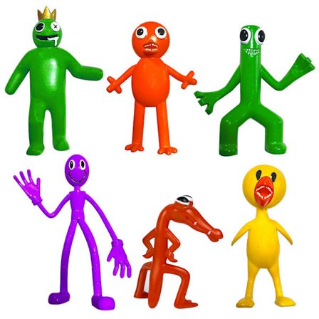 6/8stk Roblox Rainbow Friends Actionfigurer Legetøj Model Dukke Gaver[HK]