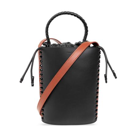 Chloé, Louela Small bucket bag Zwart, Dames, Maat:ONE Size,voering