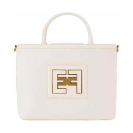Elisabetta Franchi, Handbag Beige, Dames, Maat:ONE Size,synthetisch,print