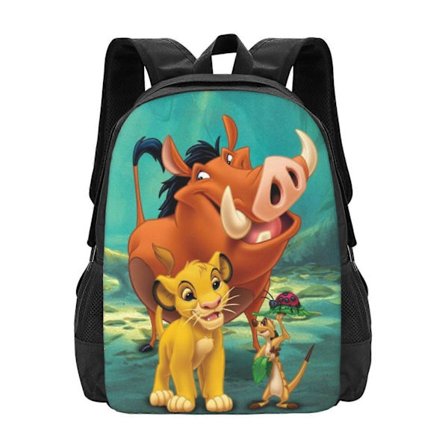 Løvenes Konge Skolesekk Ryggsekk Dagstursekk Skoleveske For Tenåringer Gutter Jenter