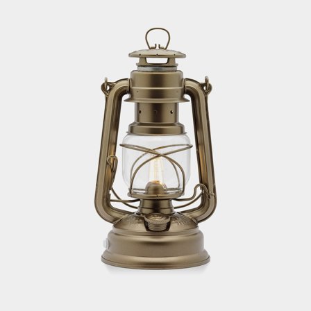 Bouřková lampa LED Feuerhand 276 (Baby Special) LED, 255 mm, Bronze