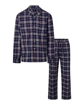 Lexington Organic cotton checked flannel pajama set