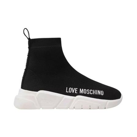 Love Moschino, Sneakers Running 15343G1E Iz 4000 Zwart, Dames, Maat:36 EU