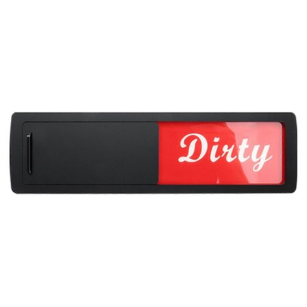 Oppvaskmaskinmagnet Skitten Ren Lettlest Skyvbar Oppvaskmaskin Skitten Ren Magnetisk Indikator