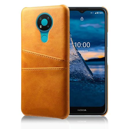 Nokia 3.4 skal med korthållare - Orange