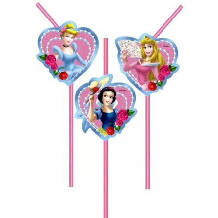 10 stk disney princess sugerør snehvide askepot festtilbehør