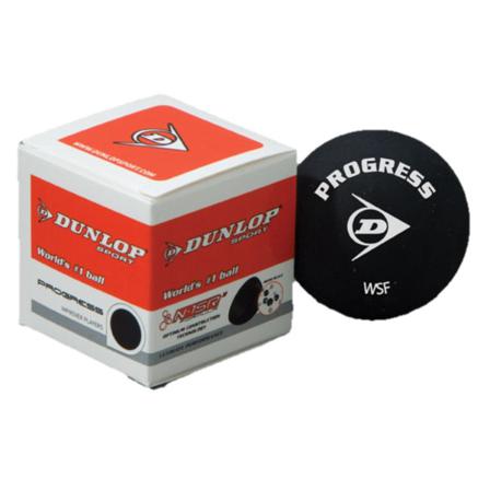Dunlop Progress Squashbollar One Size Svart