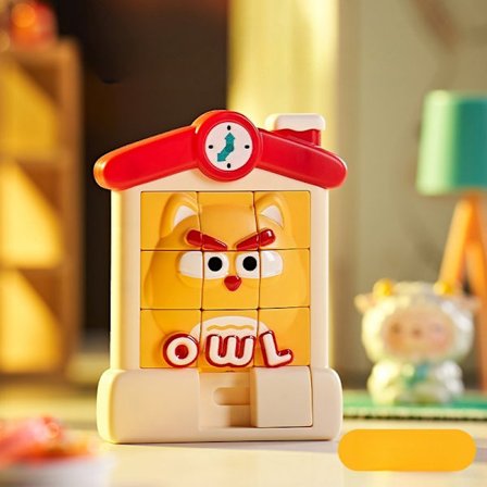 3D Skydende Tegneserie Dyr Puslespil 9 Grid 3D Puslespil Bræt Børn Pædagogisk Legetøj