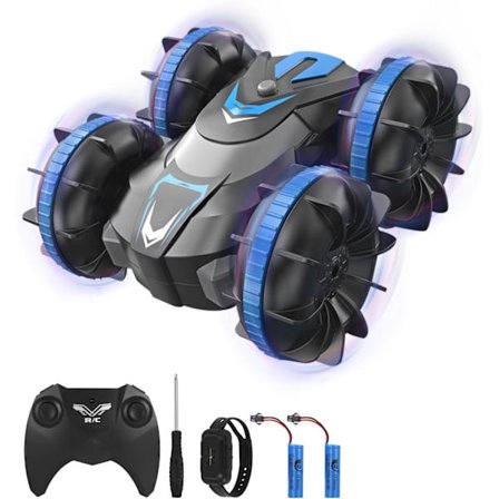 Vattentät Off-Road RC Bil 4WD All-Terrain 360° Flip Amfibiefordon Fjärrkontroll Leksak Pojkars Födelsedagspresent