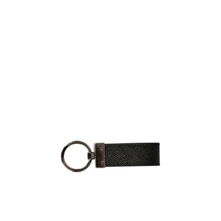 Dolce & Gabbana Branded Keyring Sort, Herre Nøgleringe, Størrelse: ONE Size