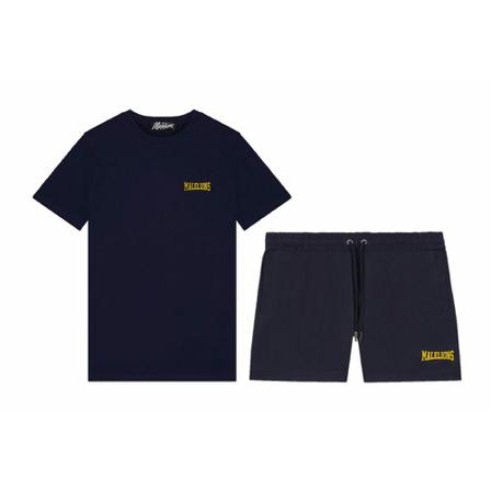 Malelions Boxer Zomersetje Senior , Blauw , Heren , Maat: M Trainingspakken