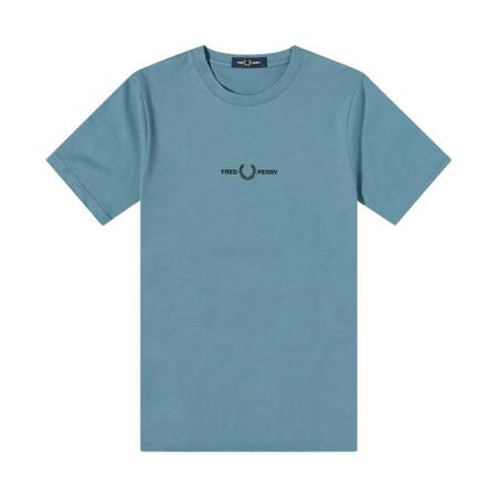 Fred Perry, T-Shirts Blauw, Heren, Maat:L,Cotton