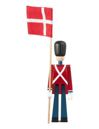 Kay Bojesen Fanebærer Mini Rød/Blå/Hvid - Red - ONE SIZE
