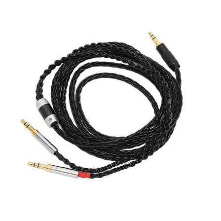 Kuulokejohto 3,5 mm pistoke 3,5 mm kaksoispistoke kullattu KLB