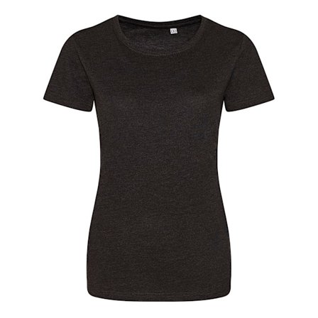 AWDis Dam/Dam Girlie Tri-Blend T-Shirt M Heather Black