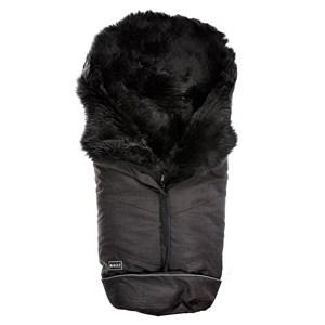 BOZZ Black Melange Grey Lambskin Footmuff One Size - Stroller accessories - One size - Grey