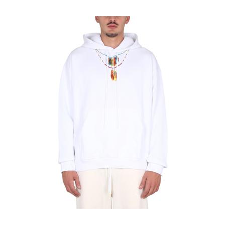 Marcelo Burlon, Sweatshirts Biały, Mężczyzna, Rozmiar: L