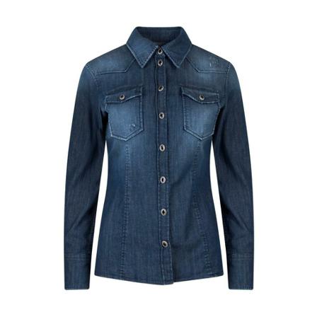 Dondup Shirt Blå, Dame Skjorter