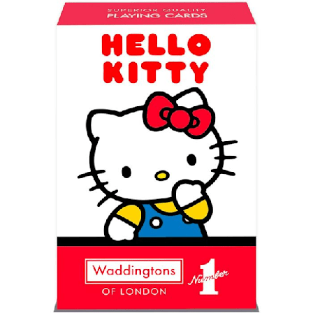 Winning Moves Hello Kitty - Waddingtons Numero 1 Pelikortit Englantilaiset